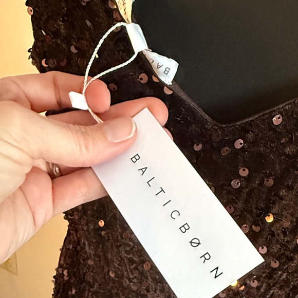 Baltic Born Sequin Maxi Dress in Deep Brown - Picture 9 of 10